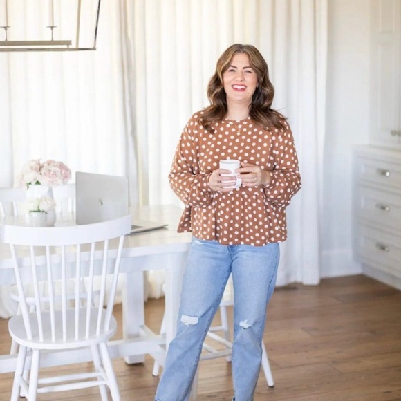 Joe Fresh Tops - NWT- Size L- Jillian Harris x Joe Fresh Peplum Top